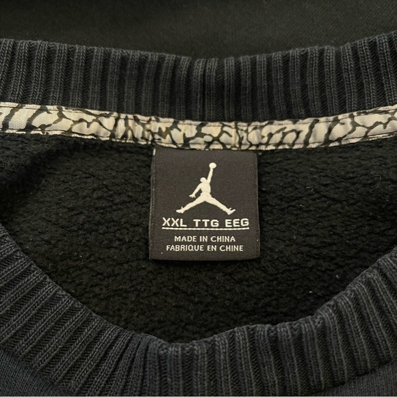 Vintage 90s Nike Flight Air Jordan Jumpman Sweatshirt Crew Neck - Picture 4 of 9